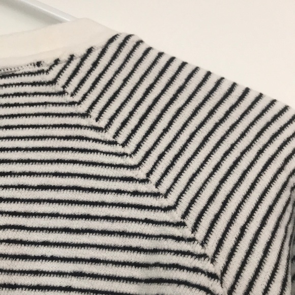 Madewell Terry Raglan Sweatshirt in Stripe - Picture 10 of 10